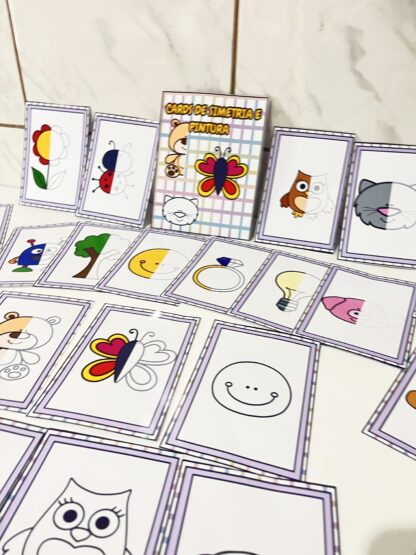 Cards de Simetria e Pintura – Aprender Brincando! - Imagem 7