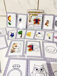 Cards de Simetria e Pintura – Aprender Brincando!