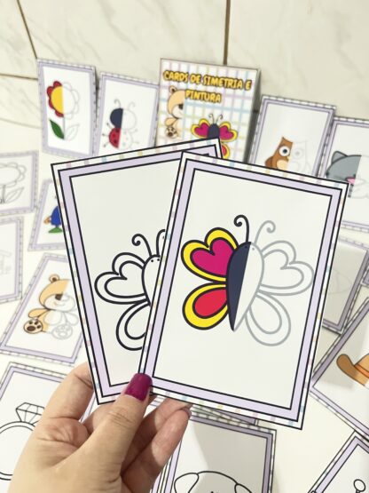Cards de Simetria e Pintura – Aprender Brincando! - Imagem 9
