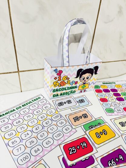 SACOLINHA DA ADIÇÃO DIVERTIDA – SOMAR NUNCA FOI TÃO COLORIDO! - Imagem 3