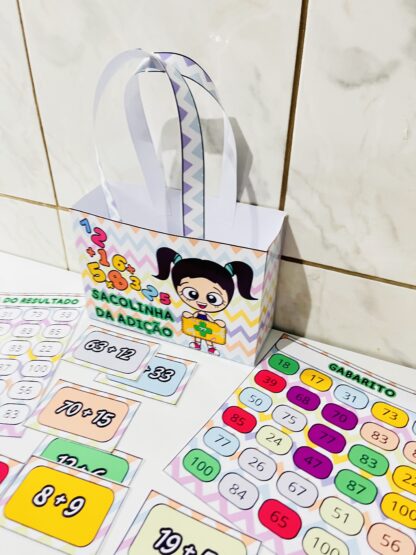 SACOLINHA DA ADIÇÃO DIVERTIDA – SOMAR NUNCA FOI TÃO COLORIDO! - Imagem 6