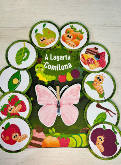 Luva de Contação de Histórias – A Lagarta Comilona - Imagem 2