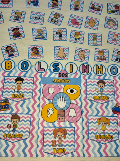 Painel Bolsinho dos 5 Sentidos – Aprender pode ser sensacional! - Imagem 7