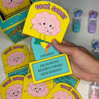 Dinâmica: VOCÊ SABE? - Fichas de perguntas sobre desenhos, animais, países e muito mais!