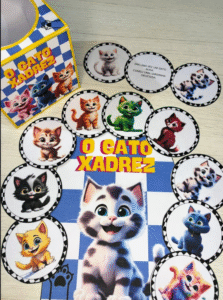 O Gato Xadrez – Recurso Educativo Luva de História + Caixinha