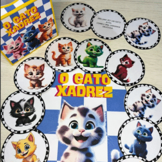 O Gato Xadrez – Recurso Educativo Luva de História + Caixinha