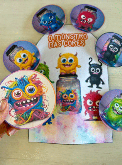Luva de História: O Monstro das Cores – Explorando Emoções com Cores! - Imagem 3