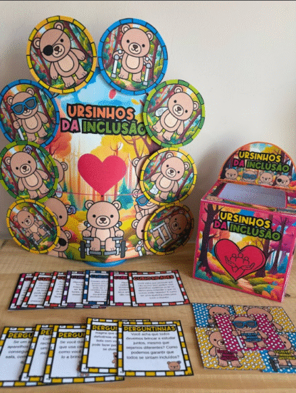 Kit Ursinhos da Inclusão – Promovendo Empatia e Diversidade na Educação Infantil!