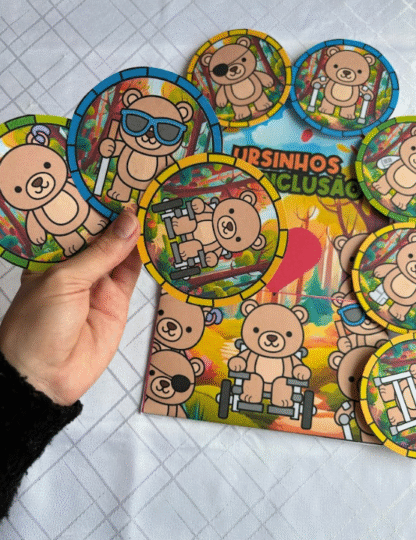 Kit Ursinhos da Inclusão – Promovendo Empatia e Diversidade na Educação Infantil! - Imagem 5