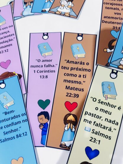 Marcadores de Páginas com versículos da Bíblia - Imagem 3