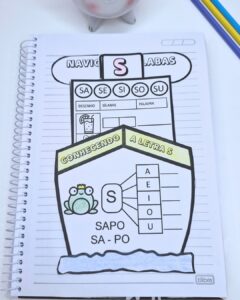 Atividades Sílabas Simples – Navio das Sílabas