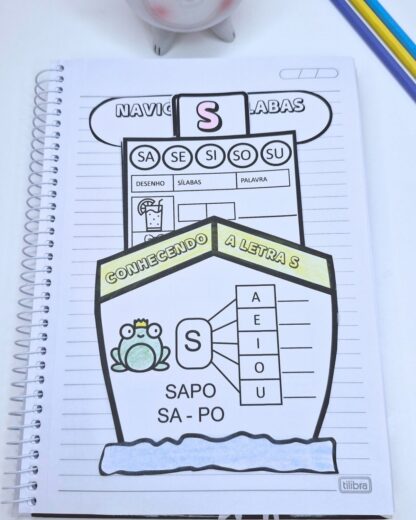Atividades Sílabas Simples - Navio das Sílabas