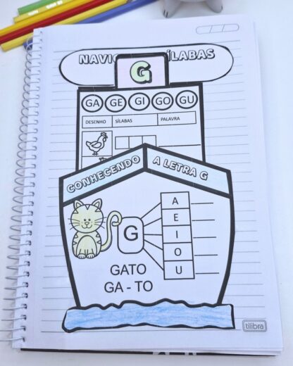 Atividades Sílabas Simples - Navio das Sílabas - Imagem 11