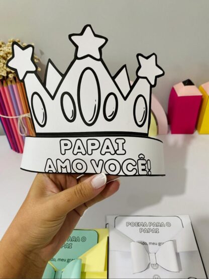 Cartão Interativo e Coroa Dia dos Pais - Imagem 2