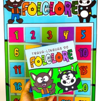 Cartaz Interativo de Trava-Línguas Folclóricos!