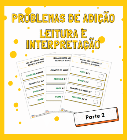 Problemas de Adição: Leitura e Interpretação (Parte 2)