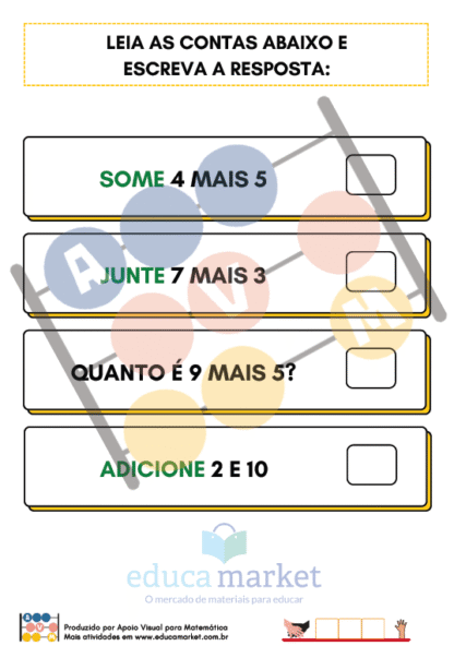 Problemas de Adição: Leitura e Interpretação (Parte 2) - Imagem 3