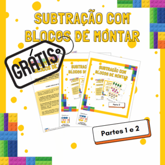 Subtração com Pictórico: Blocos de Montar (Atividade Gratuita)