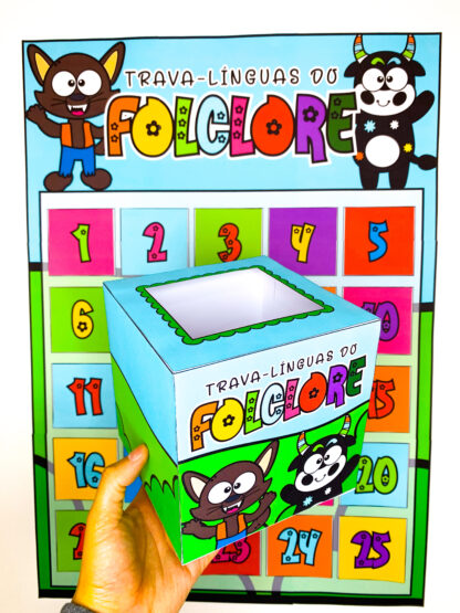 Cartaz Interativo de Trava-Línguas Folclóricos - Imagem 4