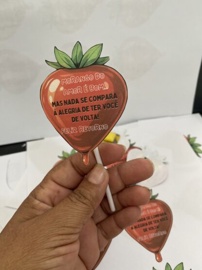 Lembrancinha retorno Morango do amor - Imagem 2