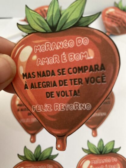 Lembrancinha retorno Morango do amor - Imagem 3