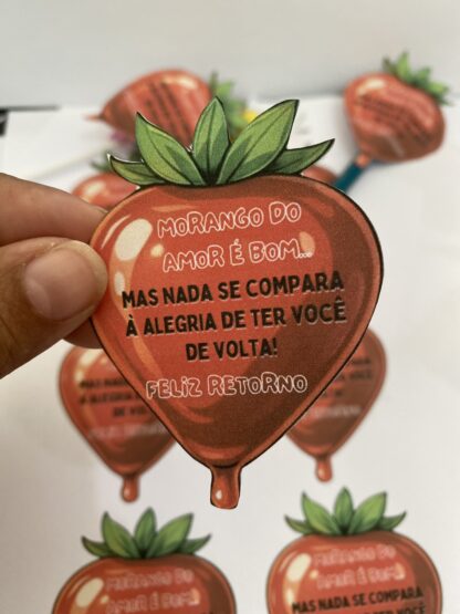 Lembrancinha retorno Morango do amor - Imagem 4