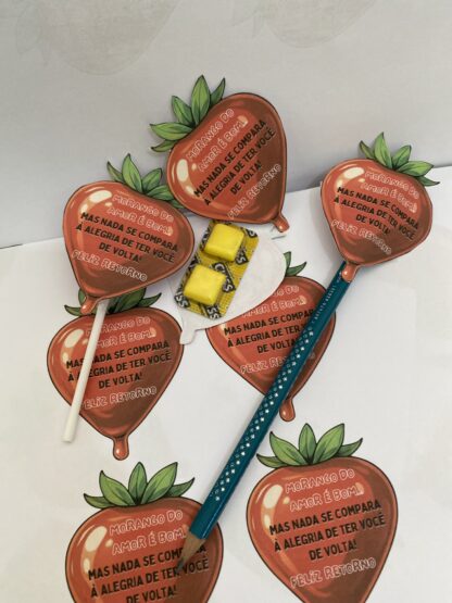 Lembrancinha retorno Morango do amor - Imagem 6