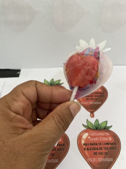 Lembrancinha retorno Morango do amor - Imagem 9