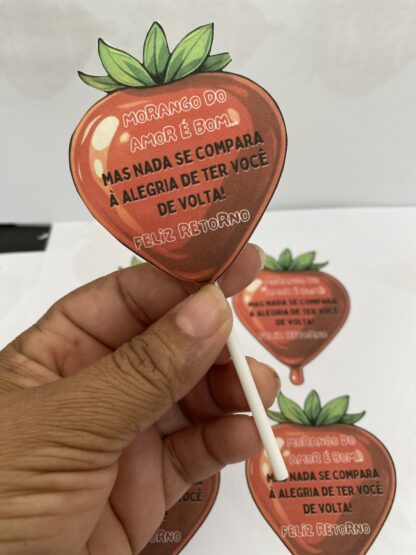 Lembrancinha retorno Morango do amor - Imagem 7