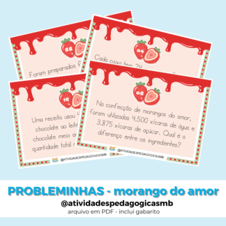 PROBLEMINHAS morango do amor (PDF)