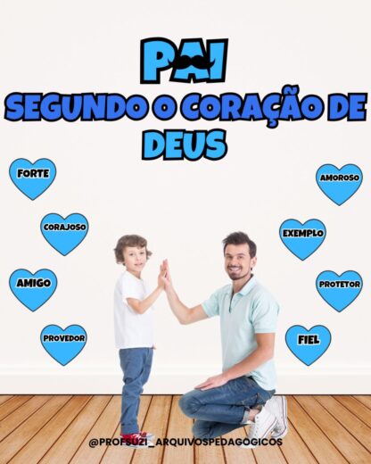PAINEL PAI SEGUNDO O CORAÇÃO DE DEUS - Imagem 2