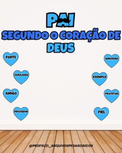 PAINEL PAI SEGUNDO O CORAÇÃO DE DEUS
