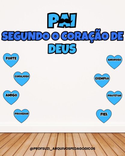 PAINEL PAI SEGUNDO O CORAÇÃO DE DEUS
