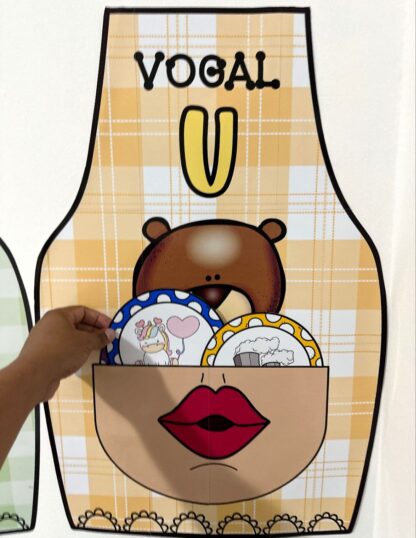 Kit 5 Aventais das Vogais – Educação Infantil - Imagem 5