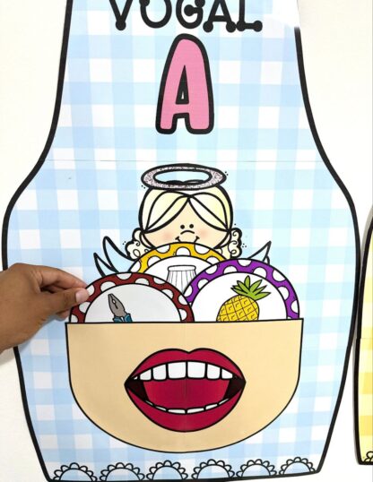 Kit 5 Aventais das Vogais – Educação Infantil - Imagem 9