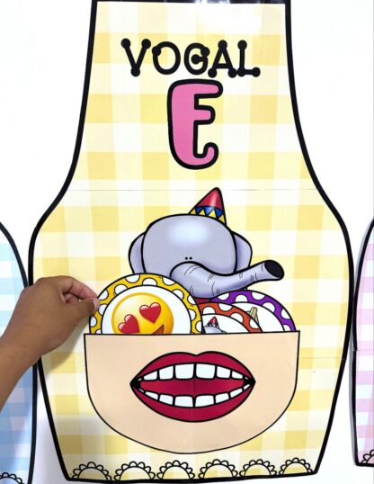 Kit 5 Aventais das Vogais – Educação Infantil - Imagem 10