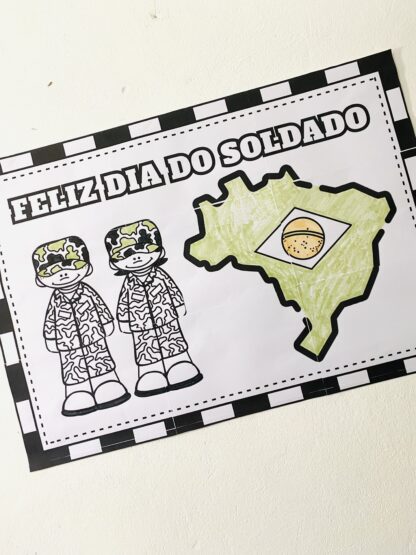 Painel para Pintura Coletiva — Dia do Soldado - Imagem 3