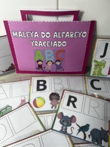 Fichas do Alfabeto Tracejado