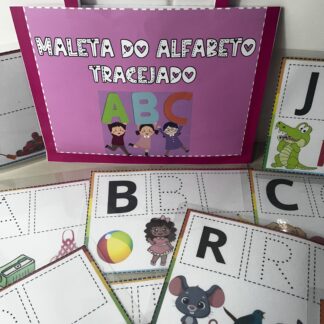 Fichas do Alfabeto Tracejado