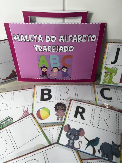 Fichas do Alfabeto Tracejado