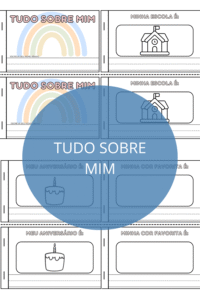 Mini livro – Tudo sobre mim