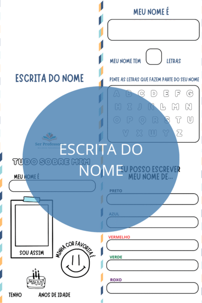 Atividades para Escrita do Nome