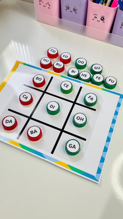 Jogo da Velha Silábico ( Silabas simples)