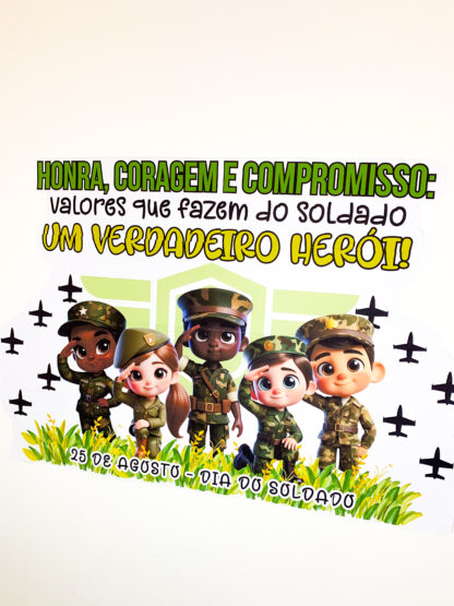 Painel Dia do Soldado - Honra, coragem e compromisso - Imagem 8