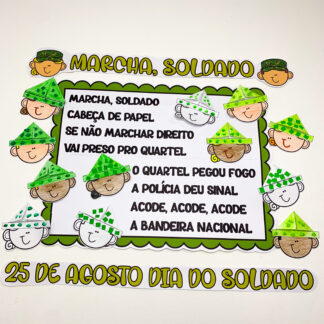 Cartaz Interativo da música Marcha Soldado