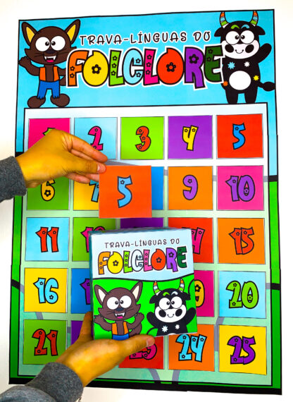 Cartaz Interativo de Trava-Línguas Folclóricos - Imagem 8
