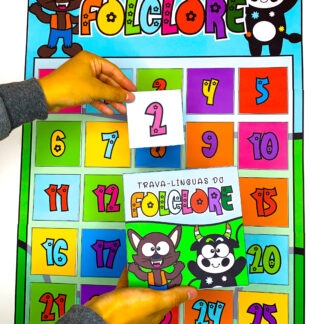 Cartaz Interativo de Trava-Línguas Folclóricos