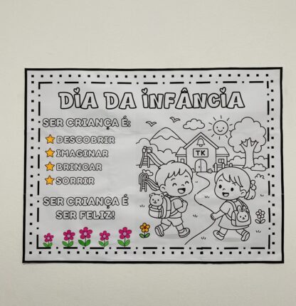 Mural Coletivo + Coroa Infantil – Tema: Dia da Infância - Imagem 2
