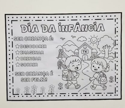 Mural Coletivo + Coroa Infantil – Tema: Dia da Infância - Imagem 3