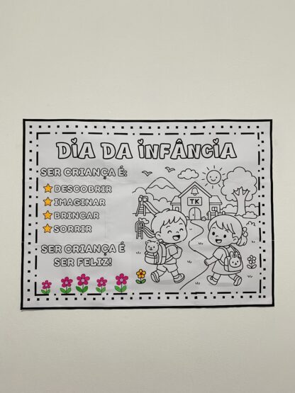 Mural Coletivo + Coroa Infantil – Tema: Dia da Infância - Imagem 8